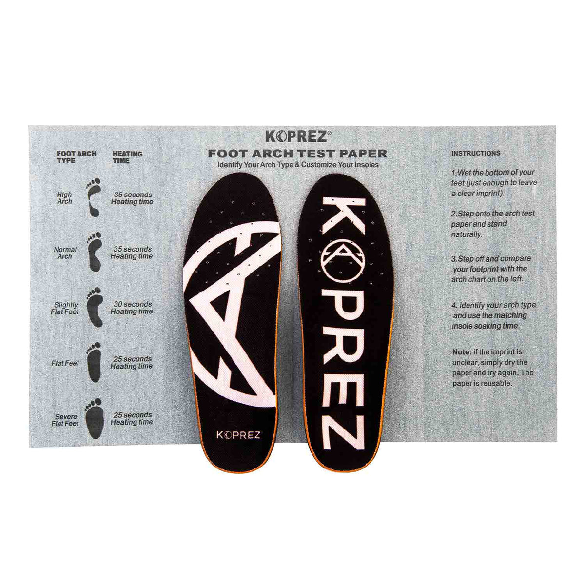 Custom-Fit Orthotic Insoles