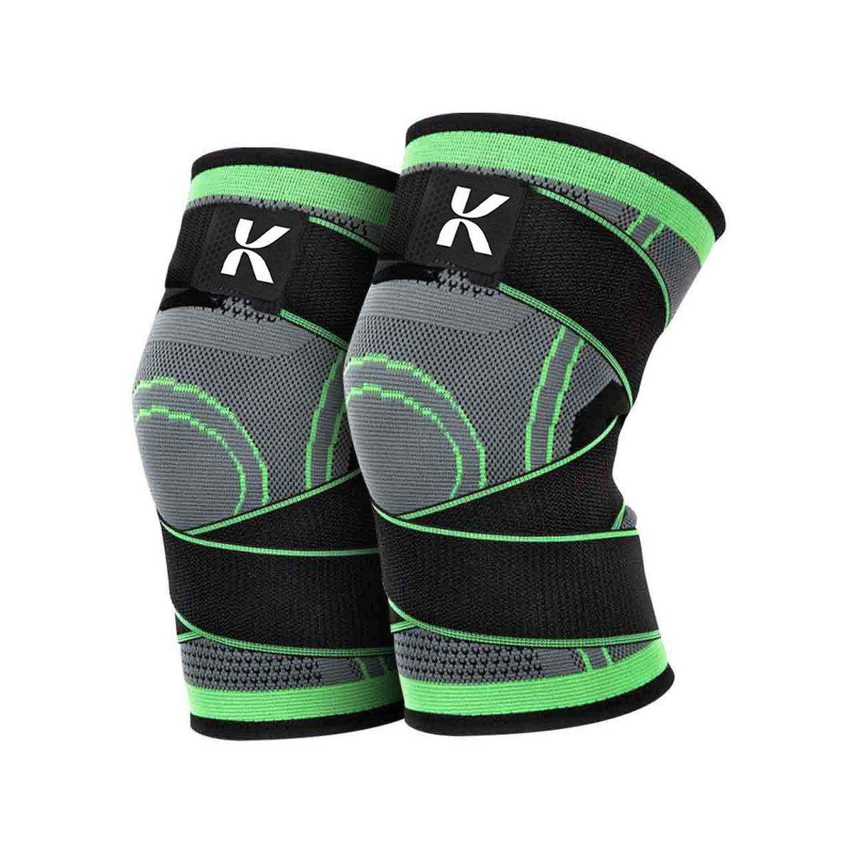 Compression Knee Sleeves — 2 Pack