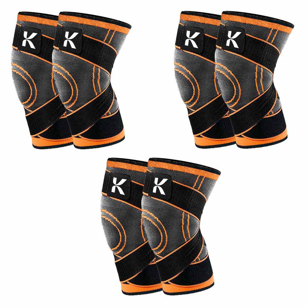 Compression Knee Sleeves — 6 Pack