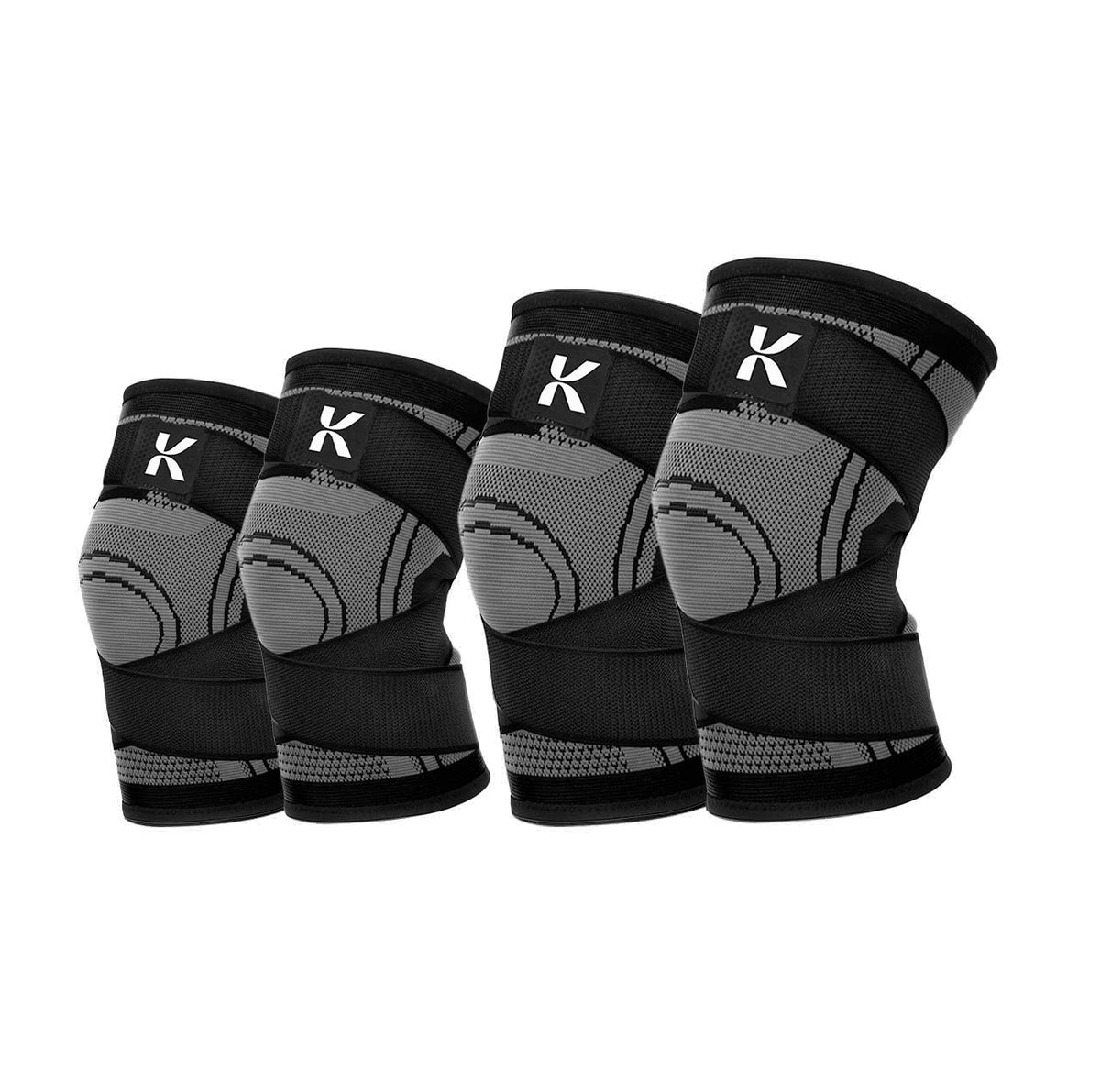 Compression Knee Sleeves — 4 Pack