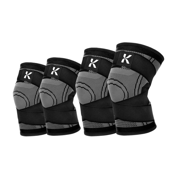 Compression Knee Sleeves — 4 Pack