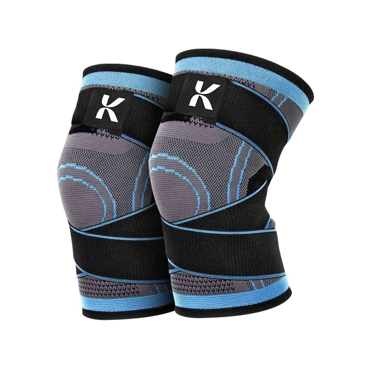 Compression Knee Sleeves — 2 Pack