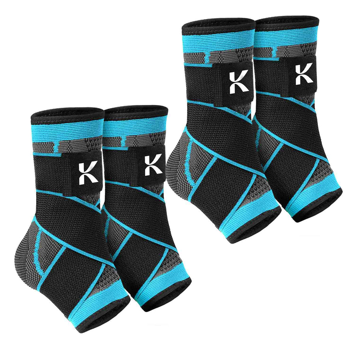 Compression Foot Sleeves — 4 Pack